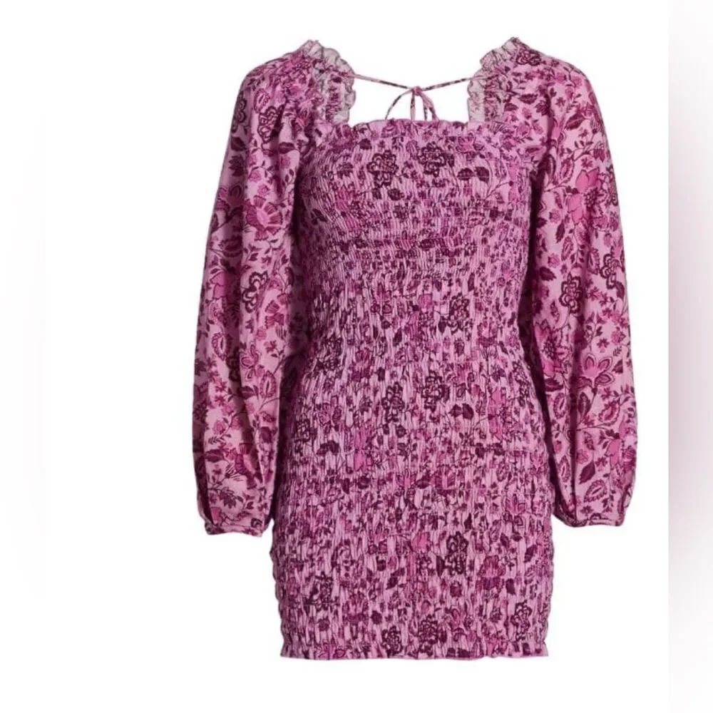 Free People Smock To Me Mini Dress